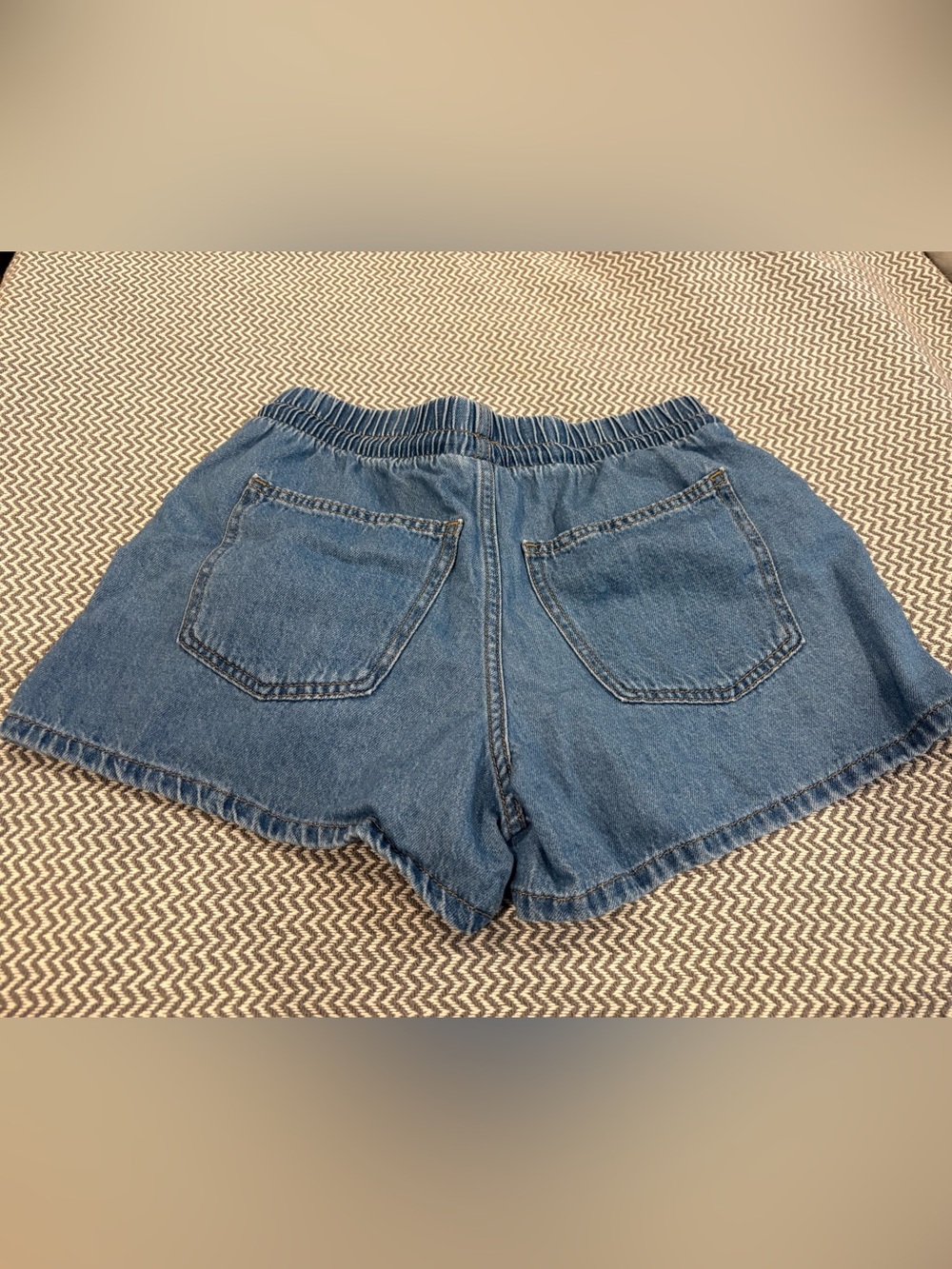 Target Universal Thread Blue Denim Drawstring Jean Shorts - Picture 2 of 4